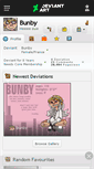 Mobile Screenshot of bunby.deviantart.com