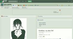 Desktop Screenshot of kuro-wazima.deviantart.com