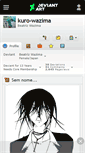 Mobile Screenshot of kuro-wazima.deviantart.com