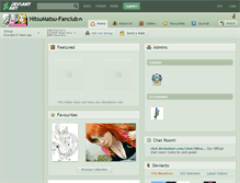 Tablet Screenshot of hitsumatsu-fanclub.deviantart.com