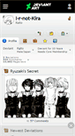Mobile Screenshot of i-r-not-kira.deviantart.com