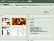 Tablet Screenshot of leimuoro.deviantart.com