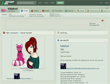 Tablet Screenshot of kittahxd.deviantart.com