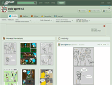 Tablet Screenshot of epic-agent-63.deviantart.com