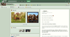 Desktop Screenshot of eliteequine.deviantart.com