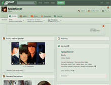 Tablet Screenshot of hpslashlover.deviantart.com