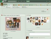 Tablet Screenshot of khrssc.deviantart.com
