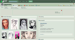 Desktop Screenshot of plaguebubon.deviantart.com