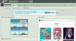 Desktop Screenshot of hyperonicx.deviantart.com