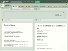 Tablet Screenshot of kjchick.deviantart.com