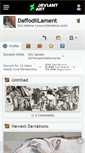 Mobile Screenshot of daffodillament.deviantart.com