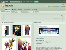 Tablet Screenshot of chou-roninx.deviantart.com