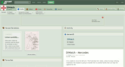 Desktop Screenshot of diwatch.deviantart.com