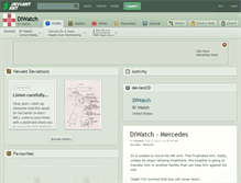 Tablet Screenshot of diwatch.deviantart.com