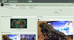 Desktop Screenshot of dizturbed.deviantart.com
