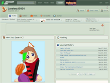 Tablet Screenshot of loveless10101.deviantart.com
