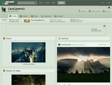 Tablet Screenshot of cavecanem42.deviantart.com