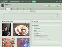 Tablet Screenshot of chibi-mara.deviantart.com
