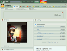 Tablet Screenshot of hellrebel.deviantart.com