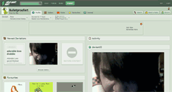 Desktop Screenshot of bulletproofart.deviantart.com
