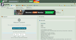 Desktop Screenshot of hi-mi-tsu.deviantart.com