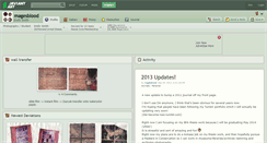 Desktop Screenshot of magesblood.deviantart.com