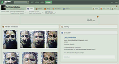 Desktop Screenshot of leticiaceballos.deviantart.com