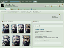 Tablet Screenshot of leticiaceballos.deviantart.com