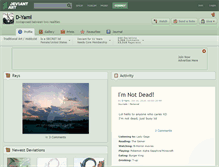 Tablet Screenshot of d-yami.deviantart.com