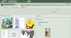 Desktop Screenshot of dirtyzephyrassassin.deviantart.com
