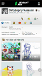 Mobile Screenshot of dirtyzephyrassassin.deviantart.com