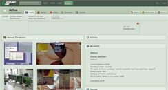 Desktop Screenshot of dettus.deviantart.com