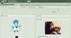 Desktop Screenshot of glomp-me-and-die.deviantart.com