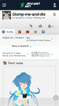 Mobile Screenshot of glomp-me-and-die.deviantart.com
