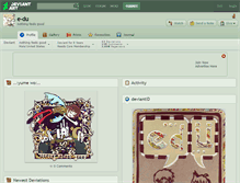 Tablet Screenshot of e-du.deviantart.com