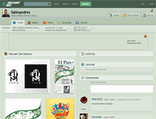 Tablet Screenshot of fabioandres.deviantart.com