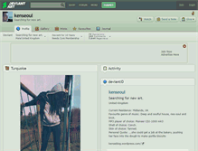 Tablet Screenshot of kenseoul.deviantart.com