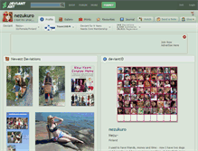 Tablet Screenshot of nezukuro.deviantart.com