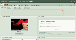 Desktop Screenshot of emtila.deviantart.com