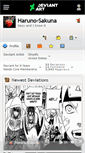 Mobile Screenshot of haruno-sakuna.deviantart.com