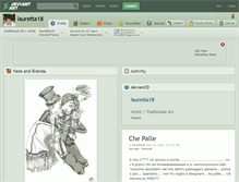 Tablet Screenshot of lauretta18.deviantart.com