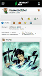 Mobile Screenshot of maskedsoldier.deviantart.com