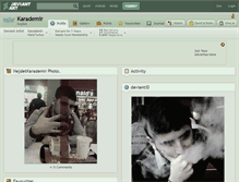 Tablet Screenshot of karademir.deviantart.com
