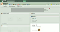Desktop Screenshot of malfoyplz.deviantart.com