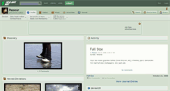 Desktop Screenshot of passeur.deviantart.com