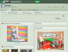 Tablet Screenshot of kurando.deviantart.com