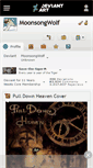 Mobile Screenshot of moonsongwolf.deviantart.com