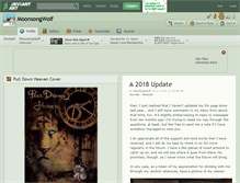 Tablet Screenshot of moonsongwolf.deviantart.com