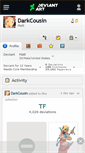 Mobile Screenshot of darkcousin.deviantart.com