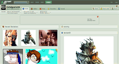 Desktop Screenshot of metalgearsolid.deviantart.com